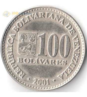 Венесуэла 2001-2004 100 боливар