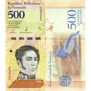 Венесуэла бона (108a) 2018 500 суверенных боливаров Венесуэла бона (108a) 2018 500 суверенных боливаров