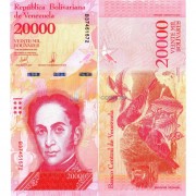 Венесуэла бона (099c) 20000 боливар 2017 Венесуэла бона (099c) 20000 боливар 2017