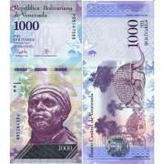 Венесуэла бона (095b) 1000 боливар 2017 Венесуэла бона (095b) 1000 боливар 2017