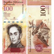 Венесуэла бона (093g) 100 боливар 2013 Венесуэла бона (093g) 100 боливар 2013