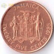 Ямайка 1995-2012 25 центов