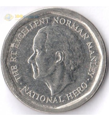 Ямайка 1996 5 долларов Норман Мэнли