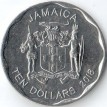 Ямайка 2018 10 долларов