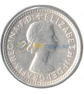 Австралия 1961 6 пенсов (серебро)