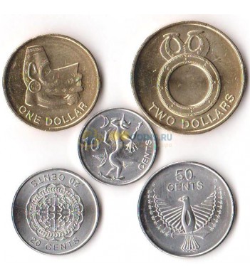Соломоновы острова 2012 набор 5 монет