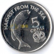 Фиджи 1995 5 центов ФАО