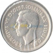 Австралия 1951 6 пенсов (серебро)