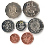 Соломоновы острова 2005 набор 7 монет