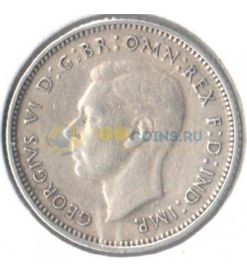 Австралия 1942 6 пенсов (серебро)