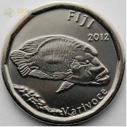 Фиджи 2012 50 центов Волнистый губан