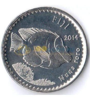 Фиджи 2014 5 центов Рыбка