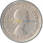 Австралия 1960 6 пенсов (серебро)