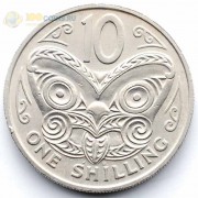 Новая Зеландия 1967 10 центов (1 шиллинг) Новая Зеландия 1967 10 центов (1 шиллинг)