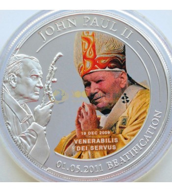 Палау 2011 1 доллар Беатификация Павла II