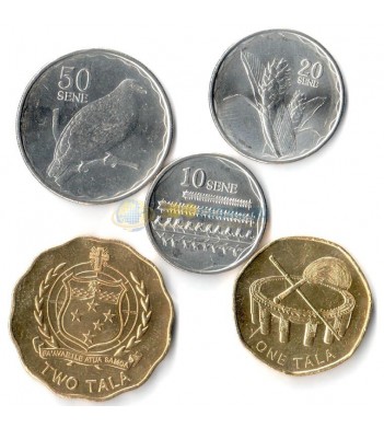 Самоа 2011 набор 5 монет