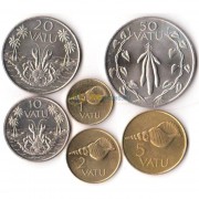 Вануату 1990-2002 набор 6 монет