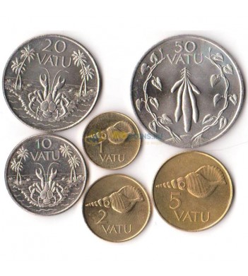 Вануату 1990-2002 набор 6 монет