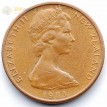 Новая Зеландия 1983 1 цент Циатея серебристая