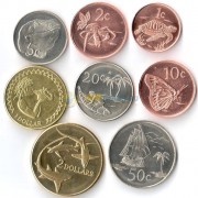 Токелау 2017 набор 8 монет Животные