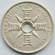 Новая Гвинея 1936 1 шиллинг (серебро)