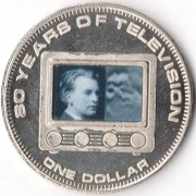 Острова Кука 2006 1 доллар 80 лет телевидению