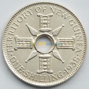 Новая Гвинея 1938 1 шиллинг (серебро)