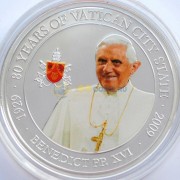 Палау 2009 1 доллар Папа Бенедикт XVI Палау 2009 1 доллар Папа Бенедикт XVI