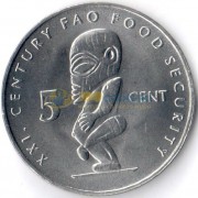 Острова Кука 2000 5 центов ФАО