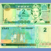 Фиджи бона 2 доллара 2002 Фиджи бона 2 доллара 2002