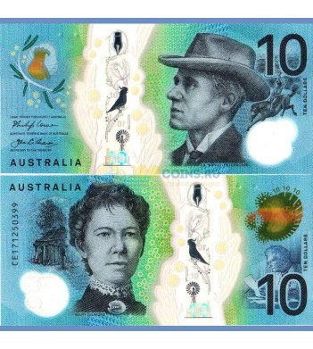 Австралия бона 10 долларов 2017
