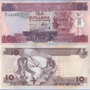 Соломоновы острова бона 10 долларов 2006 (подпись 8)