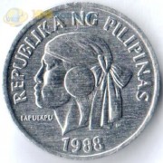 Филиппины 1983-1993 1 сентимо Лапу-Лапу