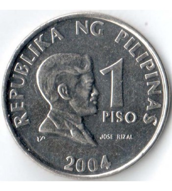 Филиппины 2004 1 песо Хосе Рисаль