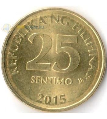 Филиппины 2003-2017 25 сентимо