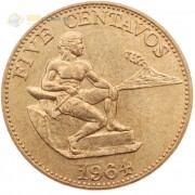 Филиппины 1964 5 сентаво