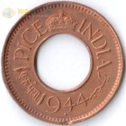 Индия 1944 1 пайс