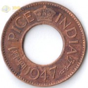 Индия 1947 1 пайс