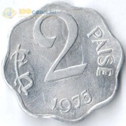 Индия 1972-1981 2 пайса