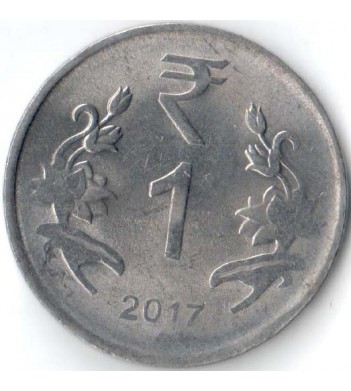 Индия 2017 1 рупия