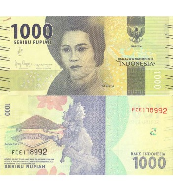 Индонезия бона (154) 1000 рупий 2021