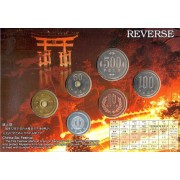 Япония 1997 набор 6 монет (буклет)