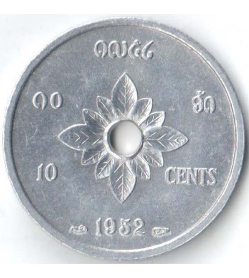 Лаос 1952 10 центов