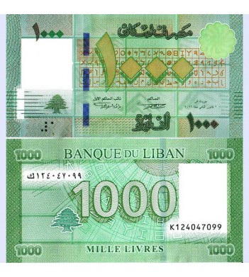 Ливан бона 1000 ливров 2016