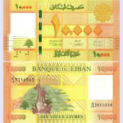 Ливан бона (092b) 10000 ливров 2014