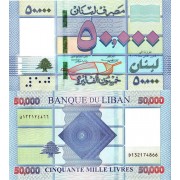 Ливан бона (094d) 50000 ливров 2019