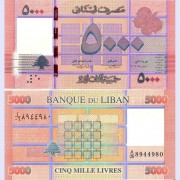 Ливан бона (091b) 5000 ливров 2014 Ливан бона (091b) 5000 ливров 2014