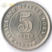 Малайя и Британское Борнео 1953-1961 5 центов