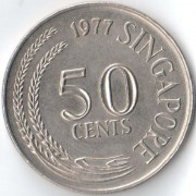 Сингапур 1977 50 центов