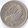 Сингапур 1977 50 центов Крылатка